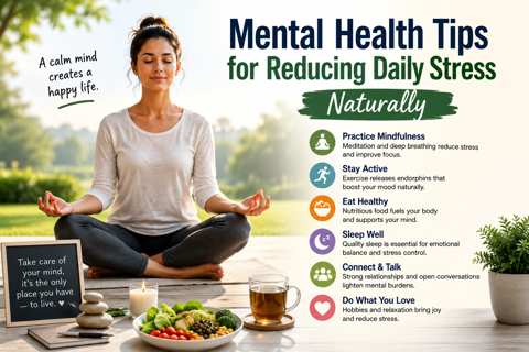 Mental Health Tips for Reducing Daily Stress Naturally