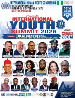 Global Leaders to Convene for Int’l  Youth Summit 2026 on Reclaiming Hope for Future Generations