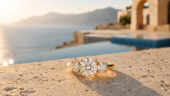What to Know About Ring Thickness for an Engagement Ring Three Stone