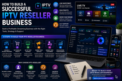 How to Build a Successful IPTV Reseller Business