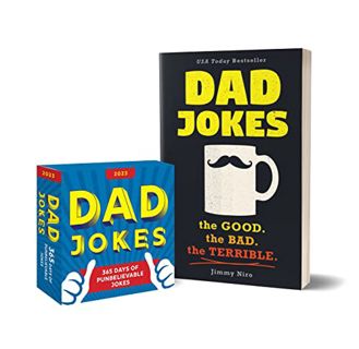Read PDF EBOOK EPUB KINDLE Dad Jokes 2023 Boxed Calendar and Book Gift Set: 950+ Punderful Jokes (Hu