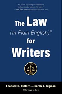 [Read] EBOOK EPUB KINDLE PDF The Law (in Plain English) for Writers (Fifth Edition) by  Leonard D. D
