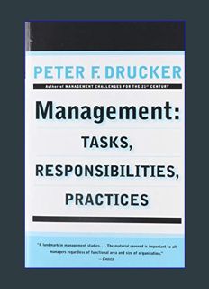 DOWNLOAD NOW Management: Tasks, Responsibilities, Practices     Paperback – April 14, 1993