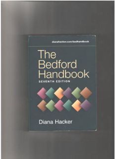 ACCESS [EBOOK EPUB KINDLE PDF] Bedford Handbook & Electronic Bedford Handbook by  Diana Hacker 💗