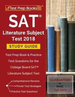 ACCESS KINDLE PDF EBOOK EPUB SAT Literature Subject Test 2018 Study Guide: Test Prep Book & Practice