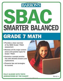 [VIEW] [KINDLE PDF EBOOK EPUB] SBAC Grade 7 Math: Smarter Balanced (Smarter Balanced Series) by  Wen