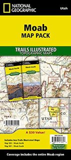 Get PDF EBOOK EPUB KINDLE Moab [Map Pack Bundle] (National Geographic Trails Illustrated Map) by  Na