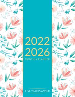 [GET] [KINDLE PDF EBOOK EPUB] 2022-2026 5 Years Monthly Planner: 60-Month Calendar | Agenda Schedule