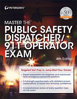 Read [KINDLE PDF EBOOK EPUB] Master the Public Safety Dispatcher/911 Operator Exam by  Peterson's 📩