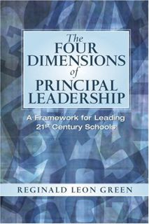 [View] [PDF EBOOK EPUB KINDLE] Four Dimensions of Principal Leadership, The: A Framework for Leading