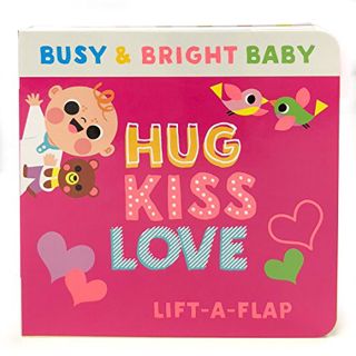 GET [EBOOK EPUB KINDLE PDF] Hug Kiss Love (Children's Lift-a-Flap Board Book Gifts for Little Valent
