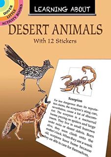 ACCESS EPUB KINDLE PDF EBOOK Learning About Desert Animals: With 12 Stickers (Dover Little Activity