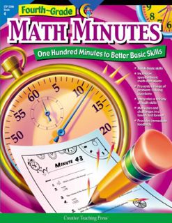 Get [KINDLE PDF EBOOK EPUB] Creative Teaching Press® Math Minutes Book, Grade 4 by  Alaska Hults 💓