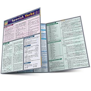 View [EPUB KINDLE PDF EBOOK] Spanish Verbs (Laminated Reference Guide; Quick Study Academic) by  Inc