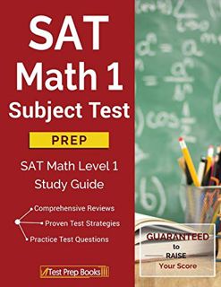 VIEW EPUB KINDLE PDF EBOOK SAT Math 1 Subject Test Prep: SAT Math Level 1 Study Guide by  Test Prep