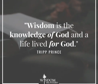 How to know what wisdom is all about