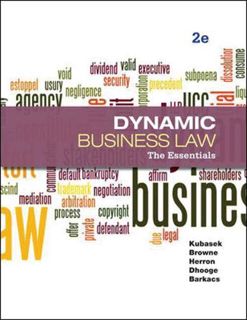 [Access] [KINDLE PDF EBOOK EPUB] Dynamic Business Law: The Essentials by  Nancy Kubasek,M. Neil Brow