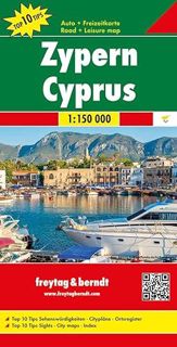 [Read] [EPUB KINDLE PDF EBOOK] Cyprus Road and Leisure Map with Top 10 Tips (English, Spanish, Frenc