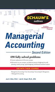 <PDF> 📚 Schaum's Outline of Managerial Accounting, 2nd Edition (Schaum's Outlines)     2nd Edit