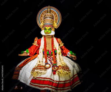 Kathakali kerala classical dance men body posture