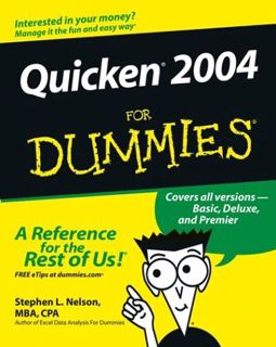 View [EPUB KINDLE PDF EBOOK] Quicken 2004 For Dummies by  Stephen L. Nelson 📮