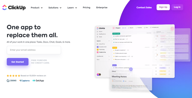 ClickUp | One app to replace them all