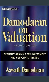 $$EBOOK 📚 Damodaran on Valuation: Security Analysis for Investment and Corporate Finance     2n
