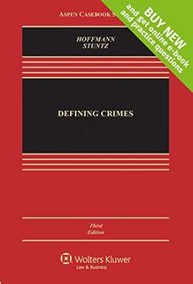 [VIEW] EPUB KINDLE PDF EBOOK Defining Crimes [Connected Casebook] (Aspen Casebook) by  Joseph L Hoff