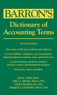 READ [KINDLE PDF EBOOK EPUB] Dictionary of Accounting Terms (Barron's Business Dictionaries) by  Jae