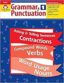 Get KINDLE PDF EBOOK EPUB Grammar and Punctuation, Grade 1 by Evan Moor,Evan-Moor 📕