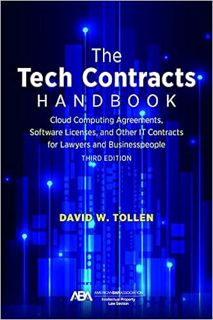 [DOWNLOAD] 📕 PDF The Tech Contracts Handbook: Software Licenses, Cloud Computing Agr