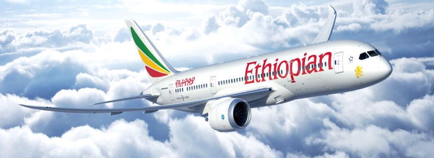 What is the rank of Ethiopian airline in the world?