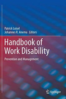 [READ] [KINDLE PDF EBOOK EPUB] Handbook of Work Disability: Prevention and Management by  Patrick Lo
