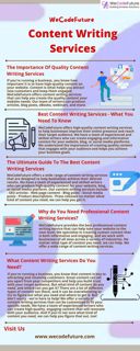 What Makes The Best Content Writing Service?