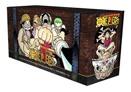Read [EBOOK EPUB KINDLE PDF] One Piece Box Set: East Blue and Baroque Works, Volumes 1-23 (One Piece