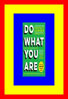 EPUB  PDF Do What You Are Discover the Perfect Career for You Through the Secrets of Perso