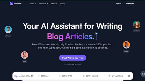Transform Your Writing with Writesonic AI