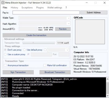 Meta Bitcoin Injector – Full Version V 24.12.22