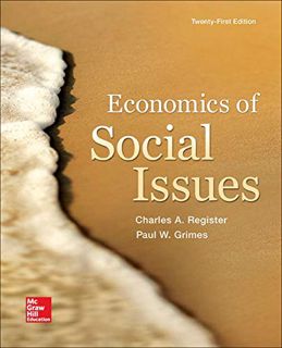 [VIEW] PDF EBOOK EPUB KINDLE Economics of Social Issues (The Mcgraw-hill Series in Economics) by  Ch