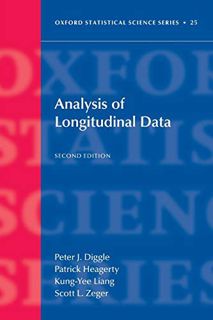 VIEW [EPUB KINDLE PDF EBOOK] Analysis of Longitudinal Data (Oxford Statistical Science Series) by  P