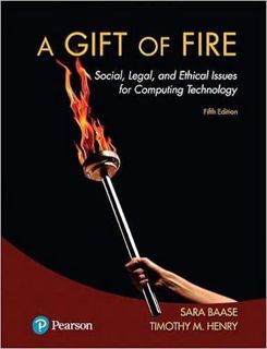 [PDF] ⚡️ Download Gift of Fire, A: Social, Legal, and Ethical Issues for Computing Technology Comple