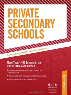 View EBOOK EPUB KINDLE PDF Private Secondary Schools 2010-2011 by  Peterson's 🗸