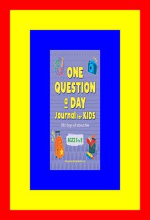 DOWNLOAD PDF One Question a Day Journal for Kids 365 Days All about Me [PDF EBOOK EPUB KIN