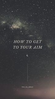How to get to your AIM