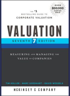 READ [E-book] Valuation: Measuring and Managing the Value of Companies (Wiley Finance)     7th Edit