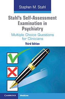 [READ] EBOOK EPUB KINDLE PDF Stahl's Self-Assessment Examination in Psychiatry: Multiple Choice Ques