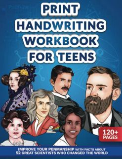 View [EBOOK EPUB KINDLE PDF] Print Handwriting Workbook for Teens: Improve your Penmanship with Fact