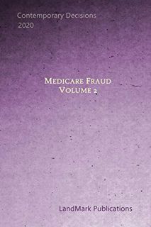 View PDF EBOOK EPUB KINDLE Medicare Fraud: Volume 2 by  LandMark Publications 📦