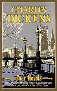 Read EBOOK EPUB KINDLE PDF Charles Dickens: Four Novels (Leather-bound Classics) by  Charles Dickens