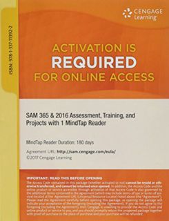 [ACCESS] [PDF EBOOK EPUB KINDLE] SAM 365 & 2016 Assessments, Trainings, and Projects Printed Access